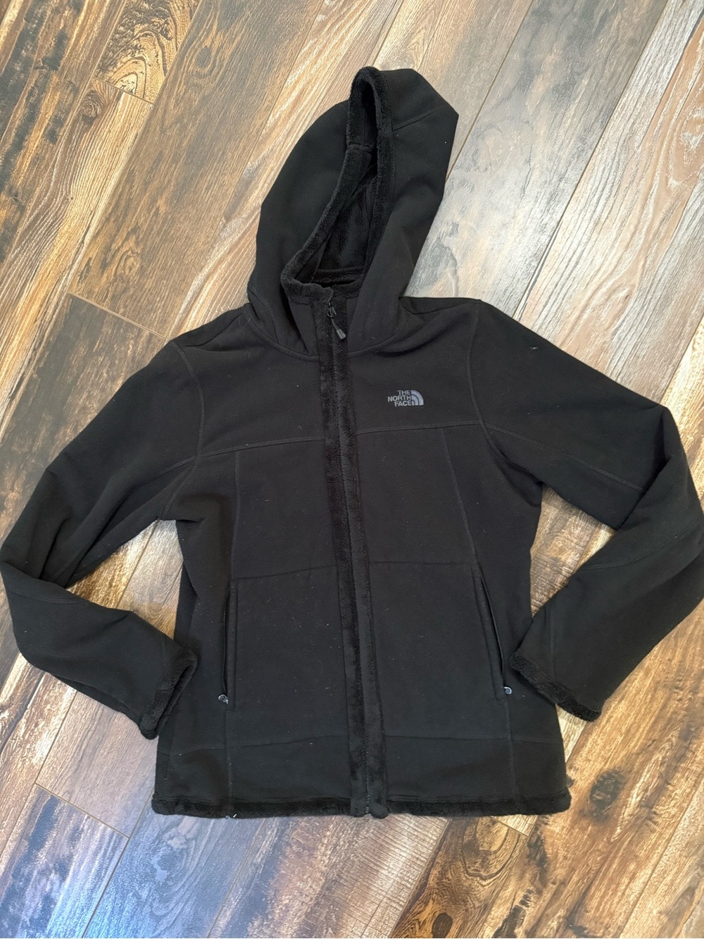 North Face black soft shell women’s jacket